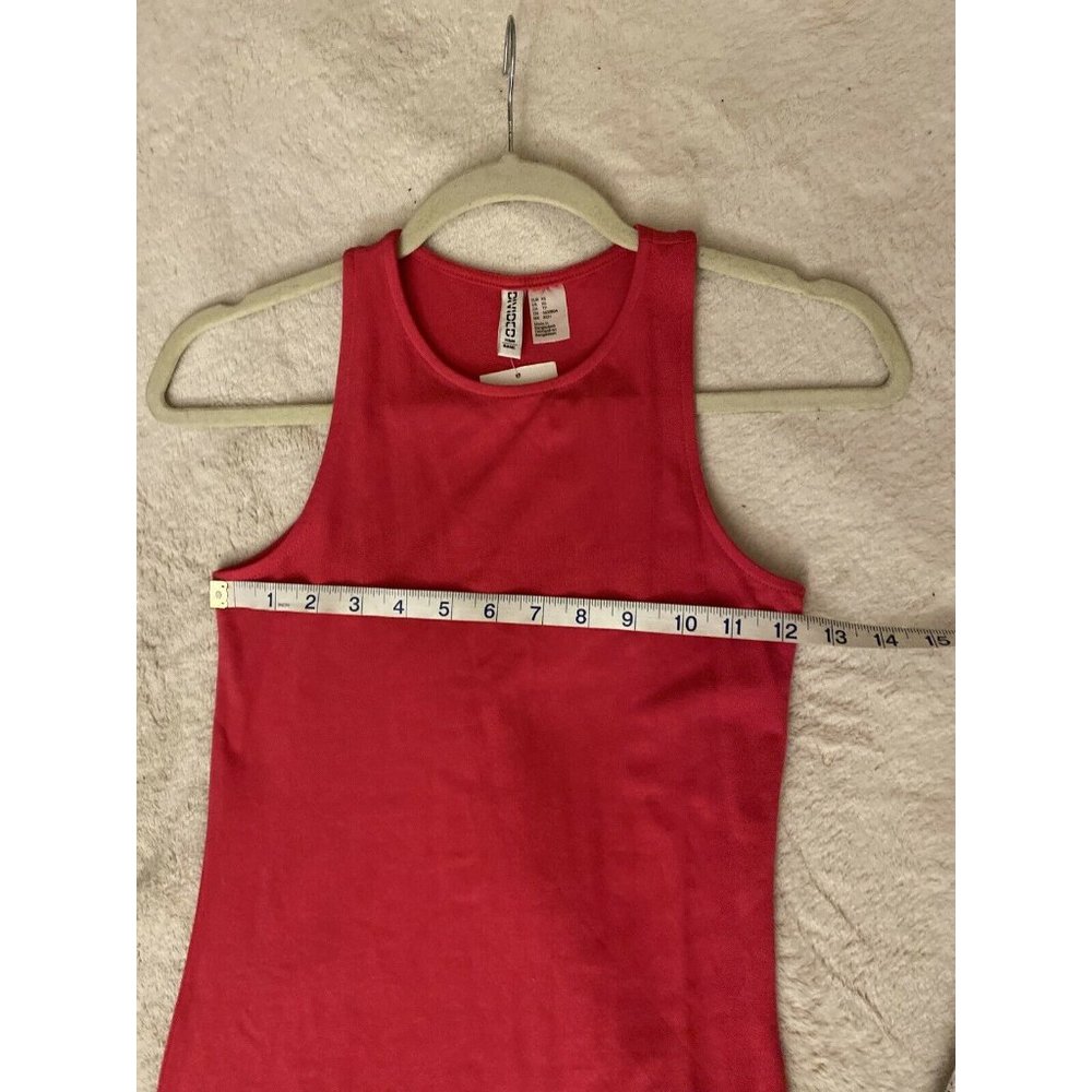 H&m Pink Cotton Bodycon Dress XS NWT - Picture 4 of 5